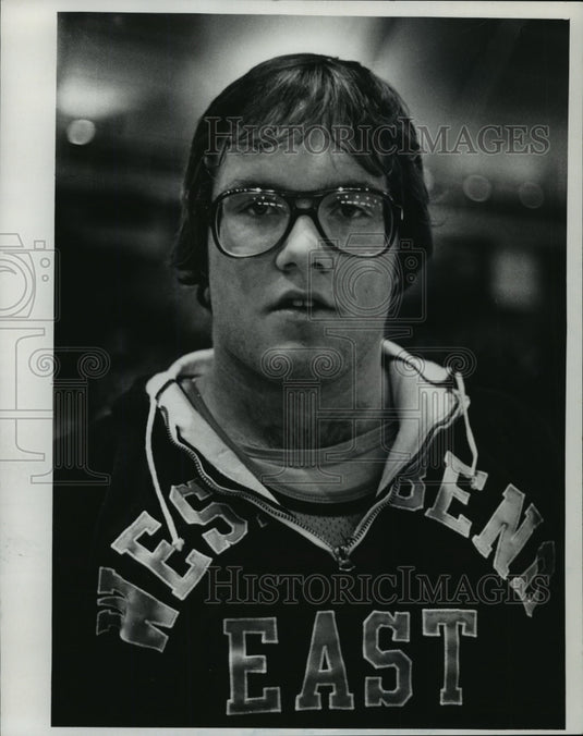 1979 Press Photo West Bend East football's Bob Winckler to attend UW-Madison- Historic Images