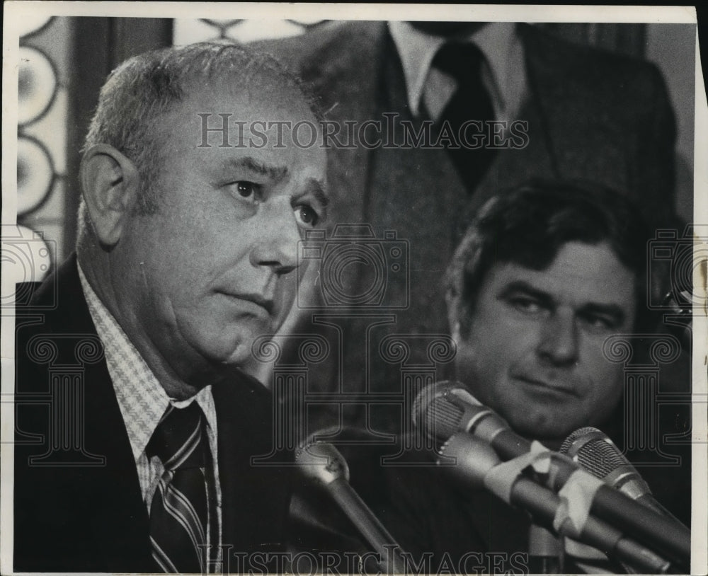 1978 Press Photo Milwaukee Brewer Baseball&#39;s George Bamberger And Henry Dalton- Historic Images