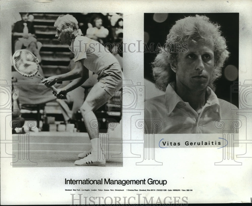1977 Press Photo Tennis player, Vitas Gerulaitis - mjt03390- Historic Images