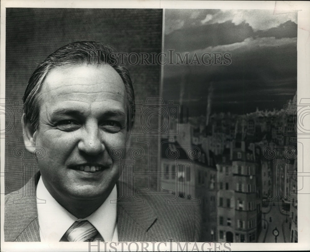 1988 Press Photo Joseph Burkhard Hartland Village Board president - mjt03420- Historic Images