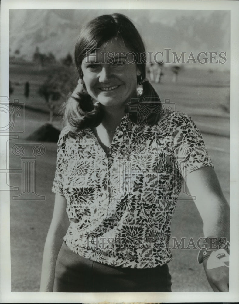 1976 Press Photo Jane Blalock, 1st Colgate-Dinah Shore Winners Circle golf champ- Historic Images