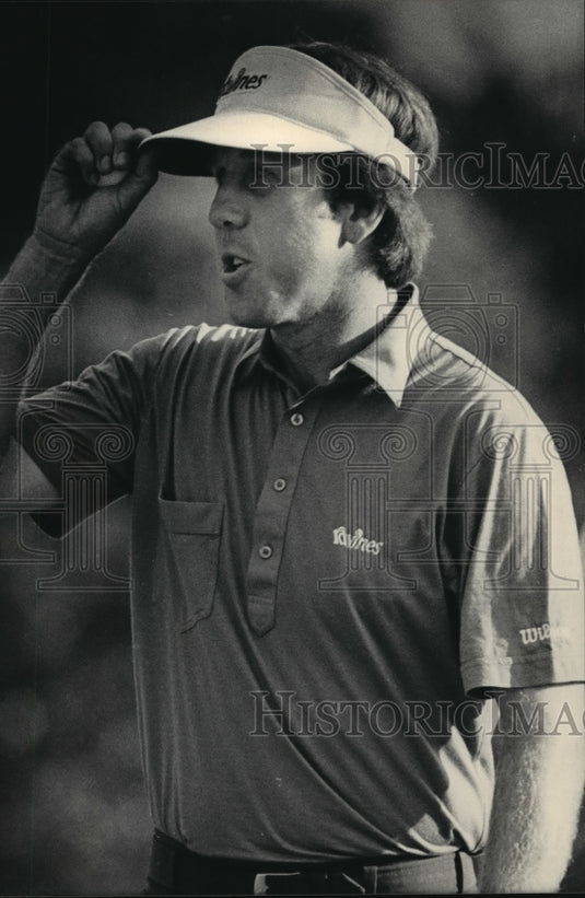 1984 Press Photo Professional Golfer Woody Blackburn From Pikeville, Kentucky- Historic Images