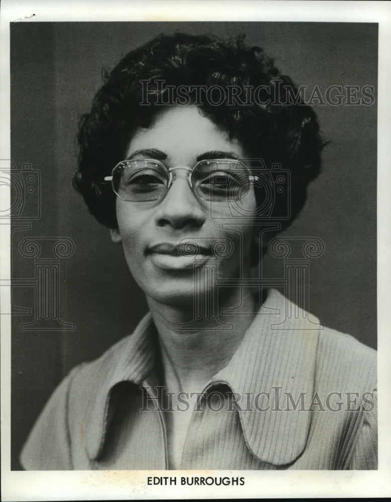 1980 Press Photo Edith Burroughs, winner of the Rockford Open to defend title- Historic Images