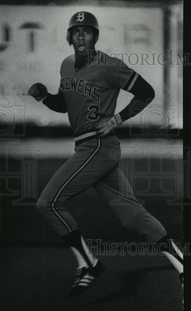 1978 Press Photo Kevin Bass of the Wisconsin Brewers baseball team - mjt03880- Historic Images