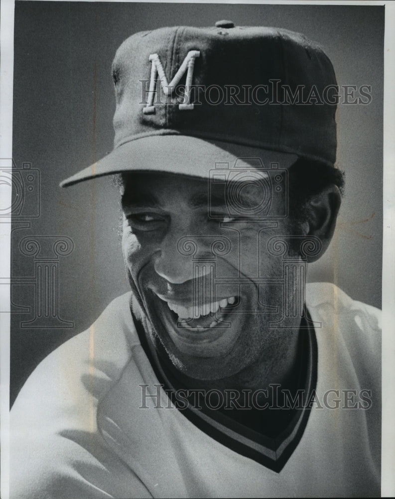 1977 Press Photo Milwaukee Brewers baseball player, Von Joshua - mjt03983- Historic Images