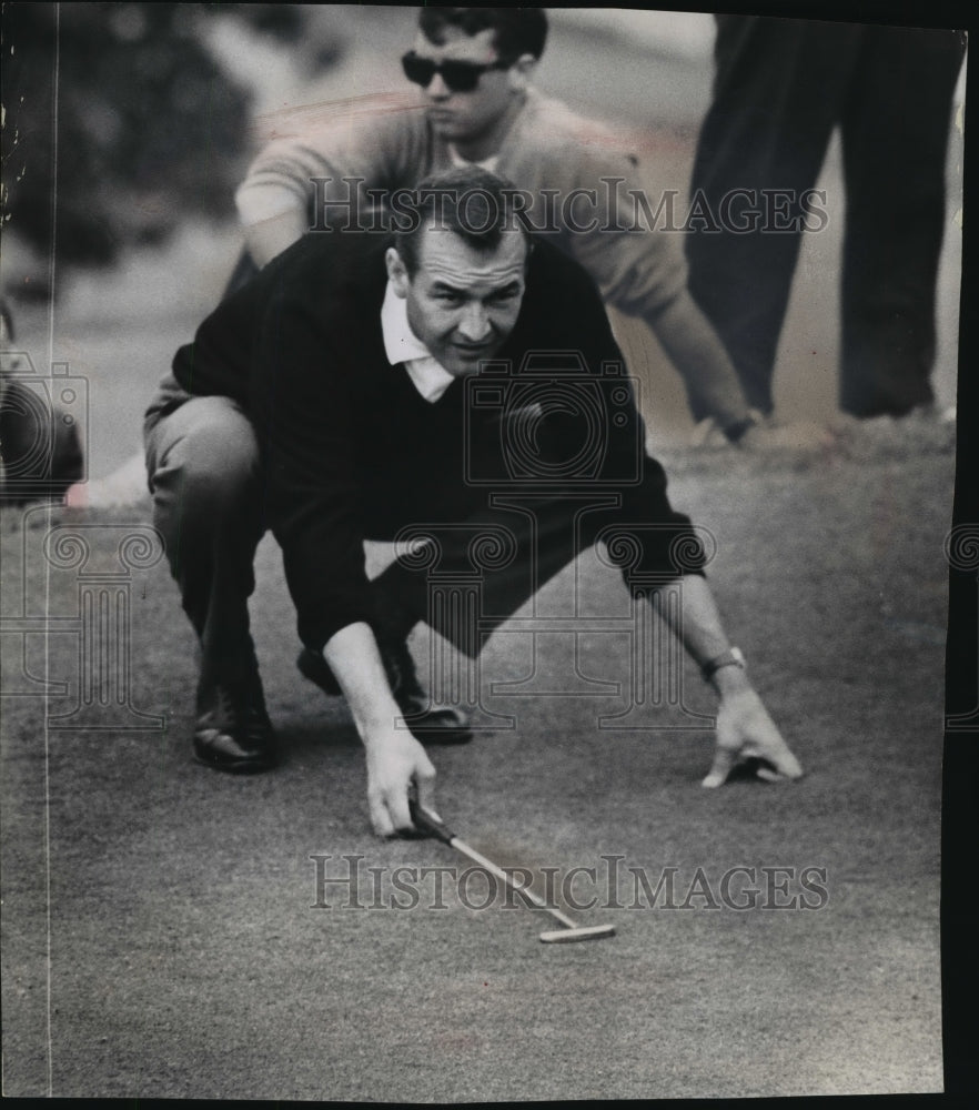 1964 Press Photo Golfer Steve Bull during state open tournament at Eau Claire- Historic Images