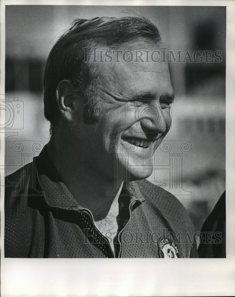 1974 Press Photo Hank Kuhlmann, Green Bay Packers football assistant coach- Historic Images