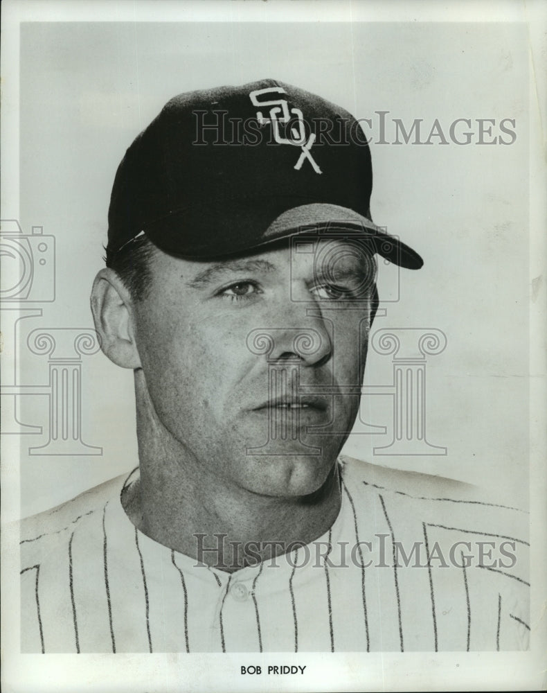 1969 Press Photo Chicago White Sox baseball pitcher, Bob Priddy - mjt04629- Historic Images