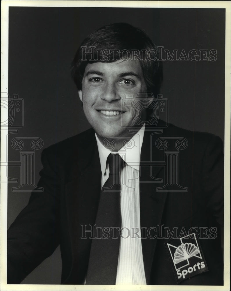 1984 Press Photo Bob Costas, NBC Sports announcer. - mjt04643- Historic Images