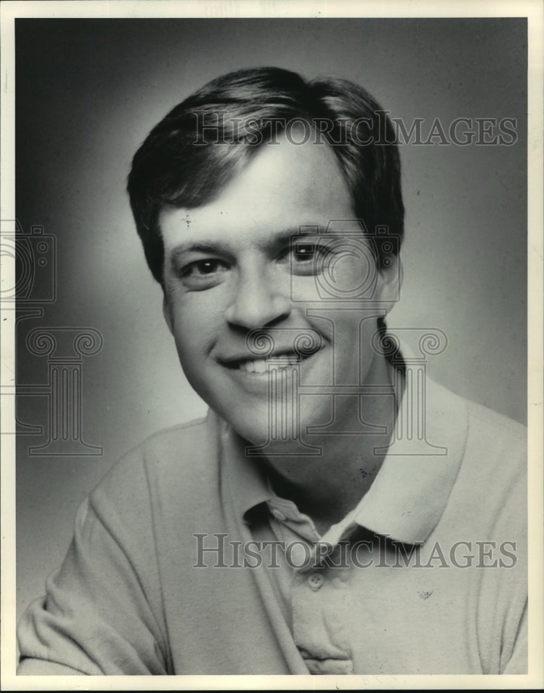 1988 Press Photo Smiling Bob Costas, United States sportscaster. - mjt04645- Historic Images