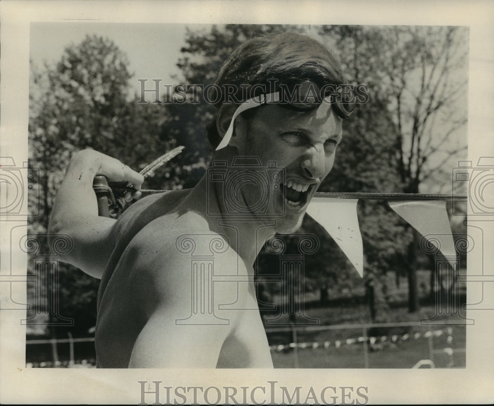 1976 Press Photo Jim Montgomery, Olympic swimmer from Madison, Wisconsin- Historic Images