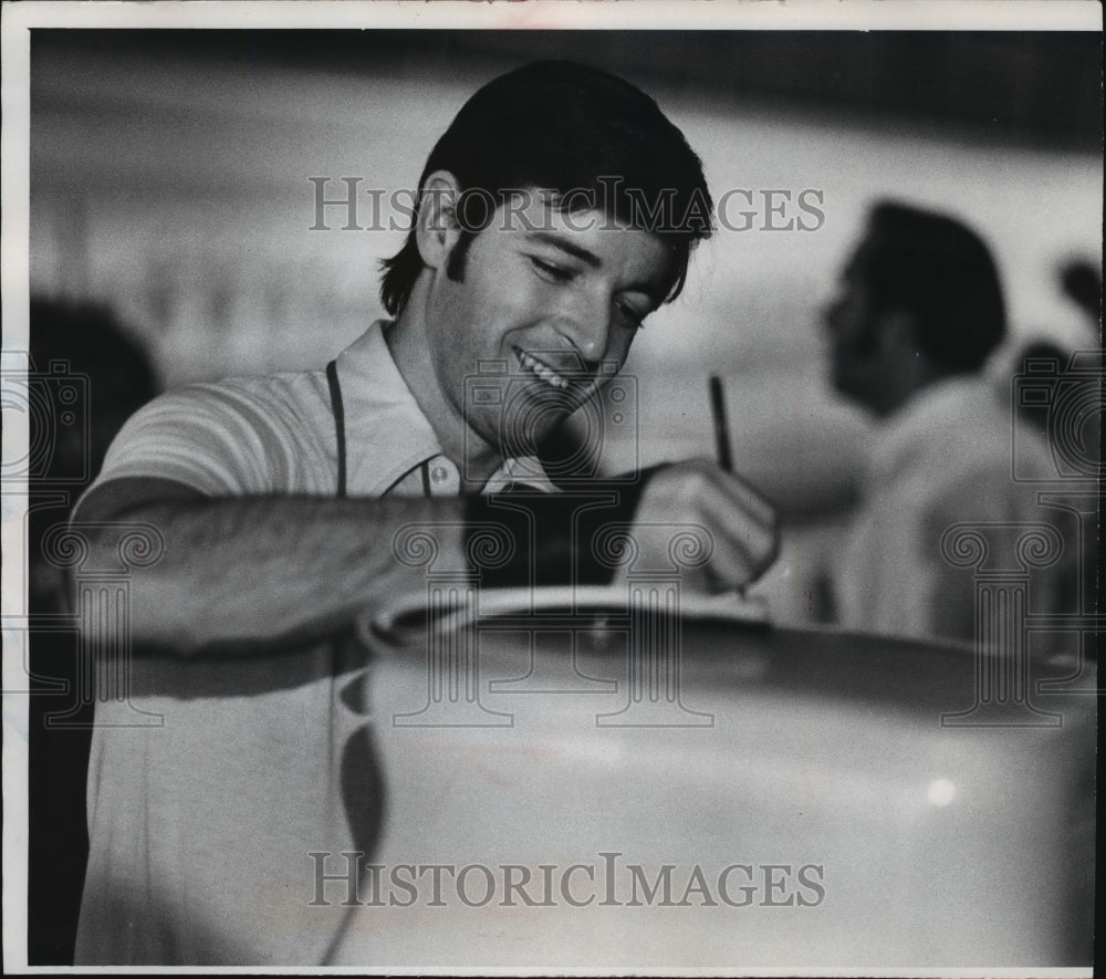 1975 Press Photo Miller High Life Open - Nelson Burton Jr., Bowler- Historic Images