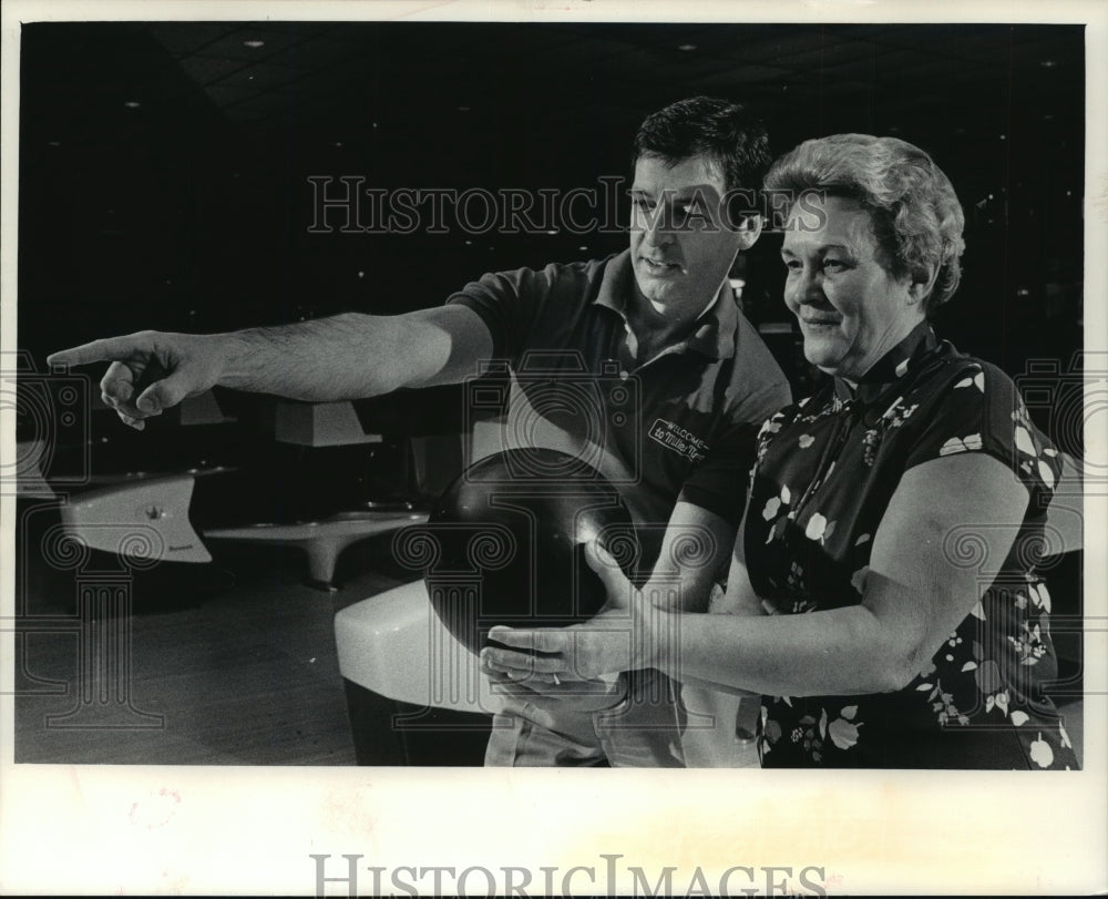 1984 Press Photo Nelson Burton Jr., Pro Bowler, and Audrey Orlow - mjt05630- Historic Images