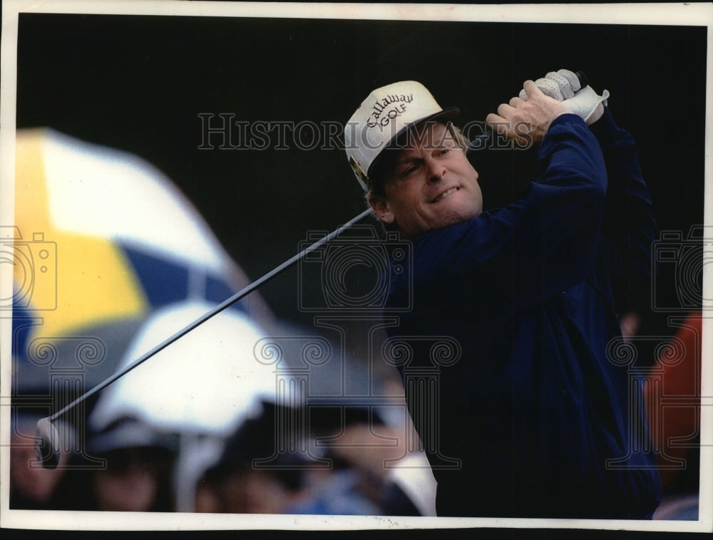 1994 Press Photo Johnny Miller, Golfer, in Golf Tournament - mjt05633- Historic Images