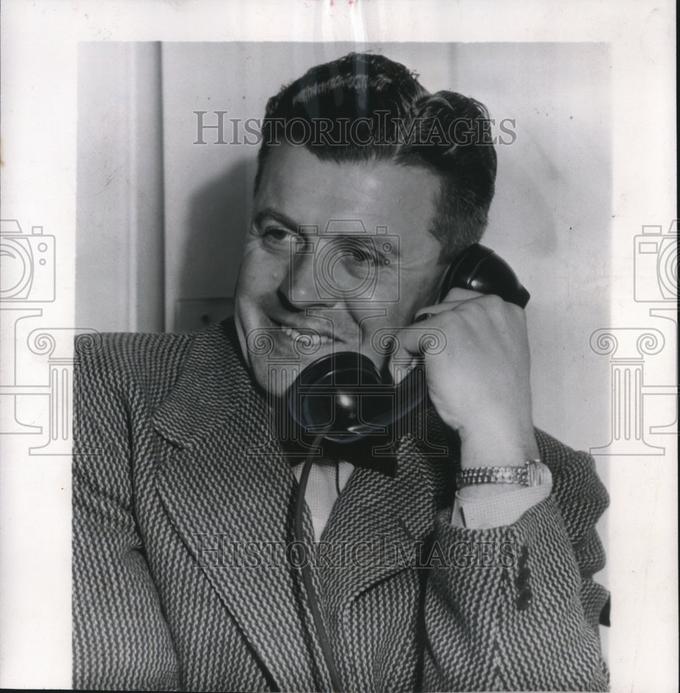 1951 Press Photo Wes Fesler, new University of Minnesota football coach- Historic Images