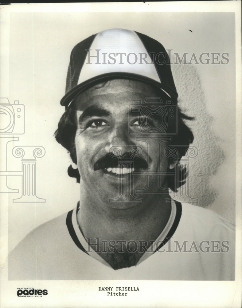 1976 Press Photo A happy Milwaukee Brewers pitcher Danny Frisella. - mjt05990- Historic Images