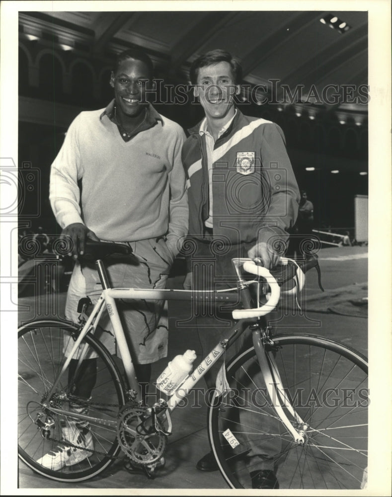 1986 Press Photo American cyclists Nelson Vails and Brent Emery - mjt06021- Historic Images