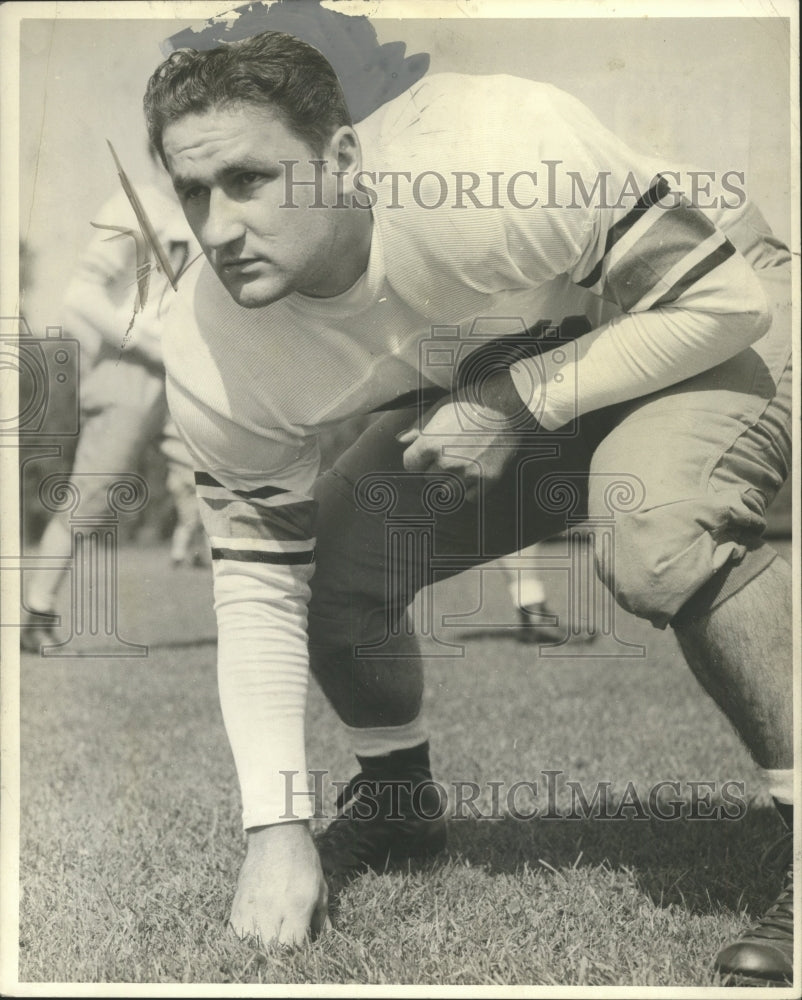 1942 Press Photo Football player Steve Erich - mjt06094- Historic Images