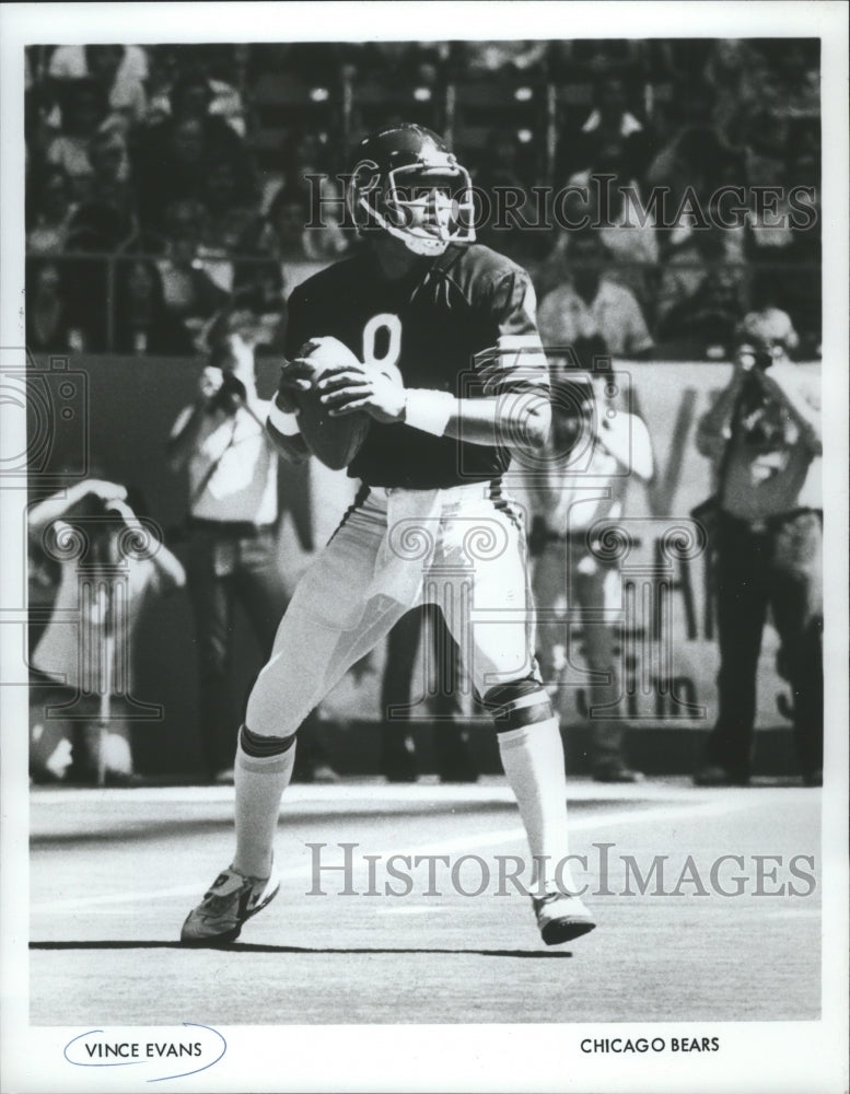 1981 Press Photo Chicago Bears - Player Vince Evans - mjt06110- Historic Images