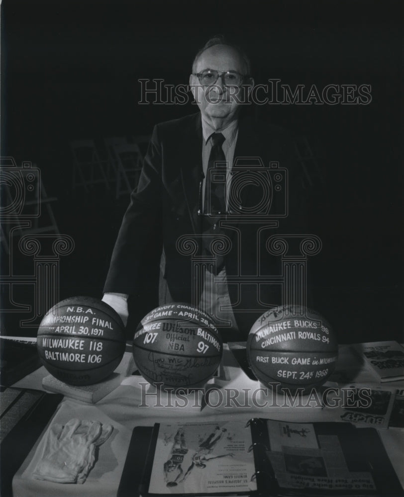 1993 Press Photo Milwaukee Bucks - Marv Fishman, Owner - mjt06242- Historic Images