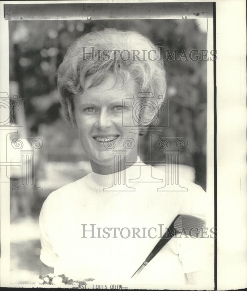 1972 Press Photo Wisconsin Amateur Women's Golfer Carol Sorenson Flenniken- Historic Images