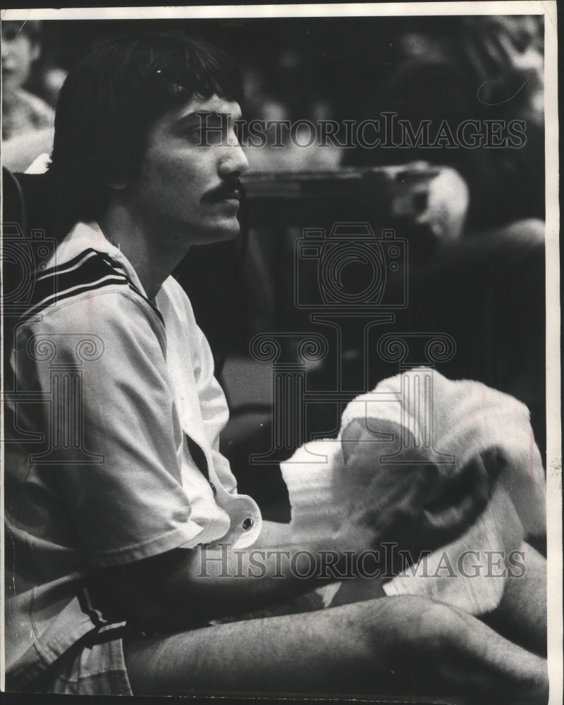 1973 Press Photo Marquette University - Dave Delsman, Basketball Team- Historic Images