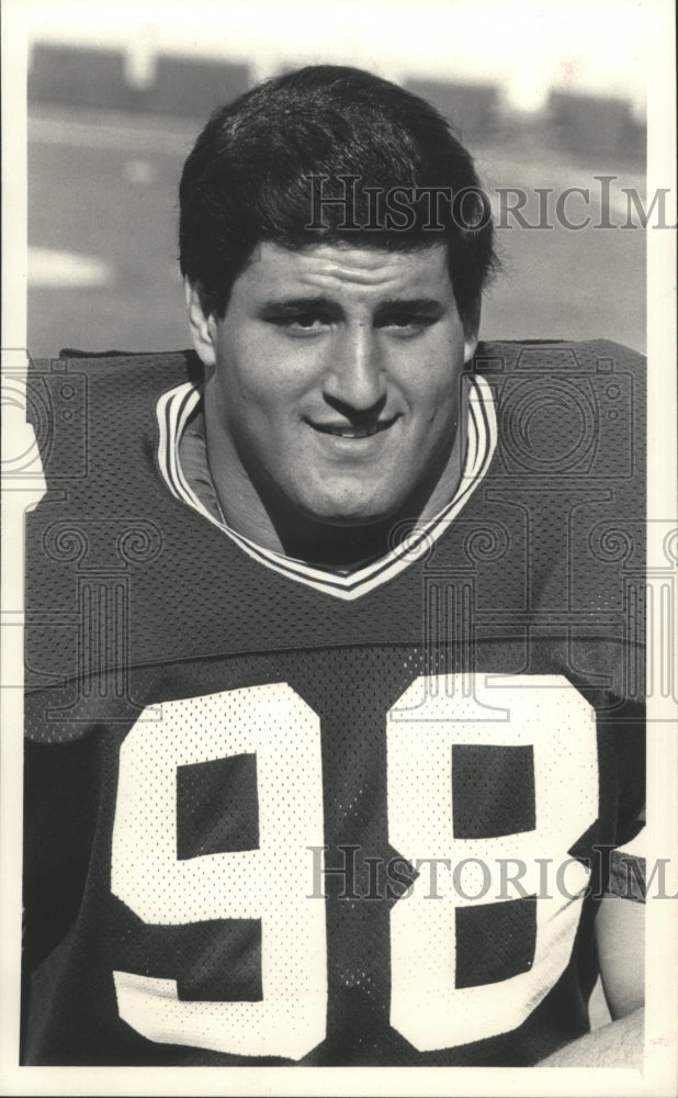 1985 Press Photo Tony DeLuca, Football Player - mjt06483- Historic Images