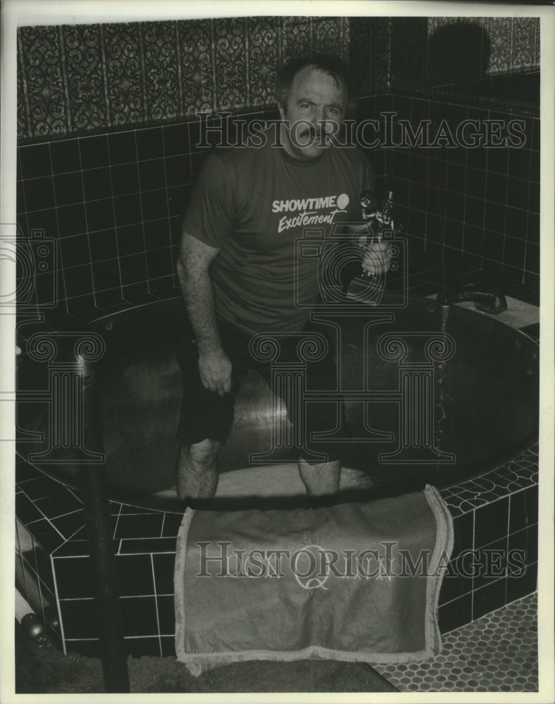 1985 Press Photo Comedian Ron Dentinger named Wisconsin&#39;s funniest man- Historic Images