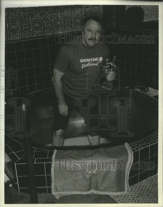 1985 Press Photo Comedian Ron Dentinger named Wisconsin's funniest man- Historic Images