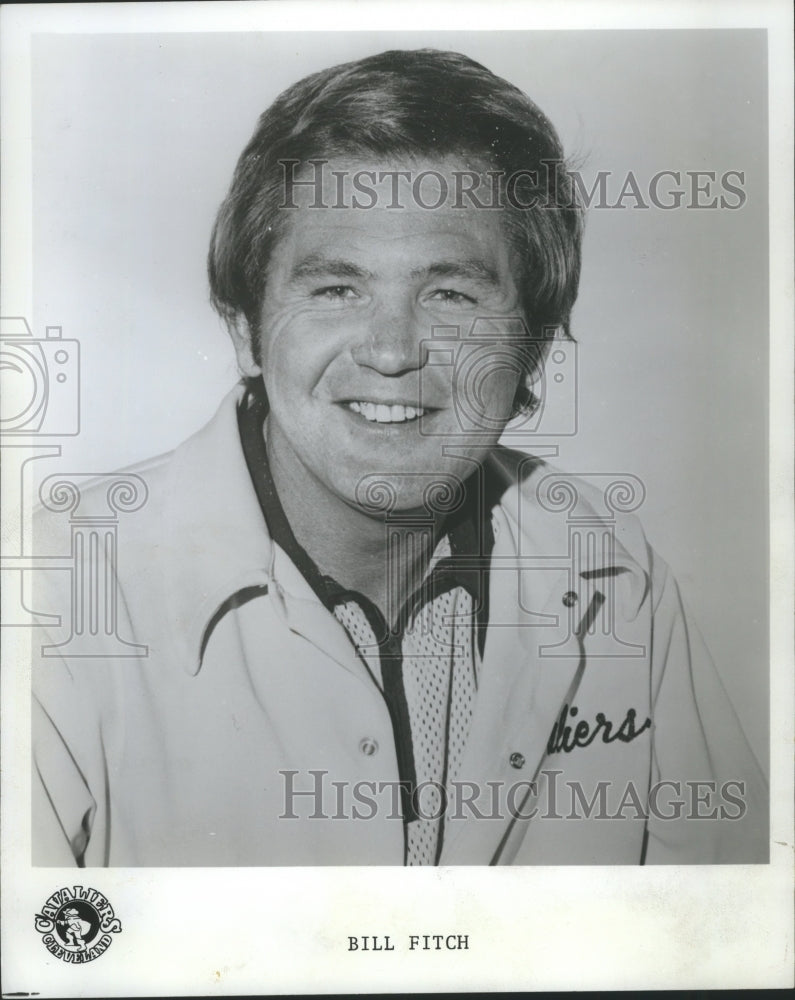 1975 Press Photo A happy Bill Fitch, of the Cleveland Cavaliers.- Historic Images