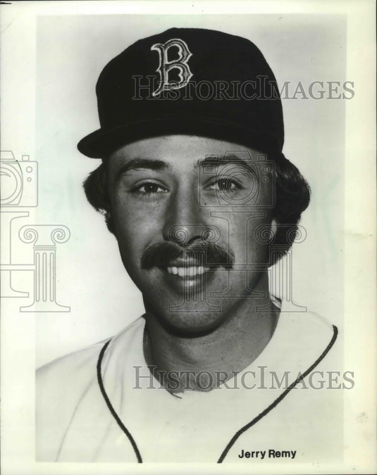 1984 Press Photo American baseball's Jerry Remy of the Boston Red Sox- Historic Images