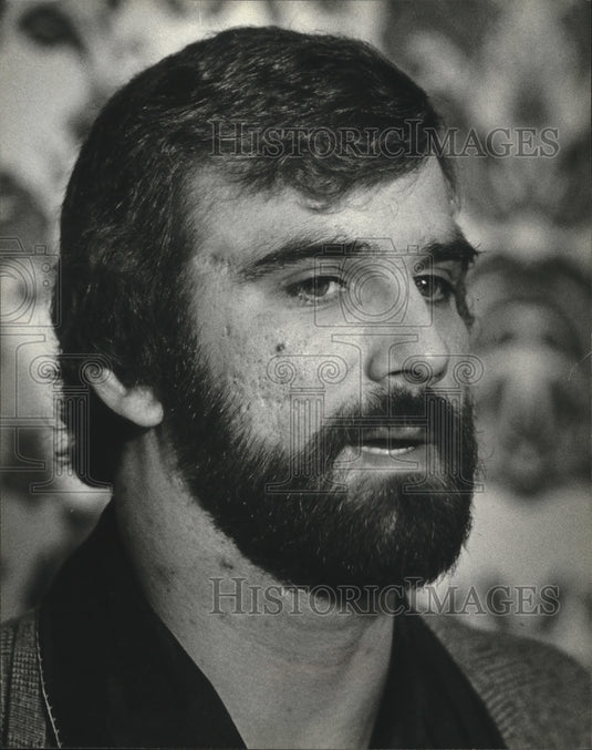 1981 Press Photo Pete Vuckovich, baseball pitcher for the Milwaukee Brewers team- Historic Images