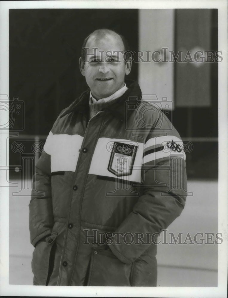 1984 Press Photo American sportscaster, Dick Button - mjt07413- Historic Images