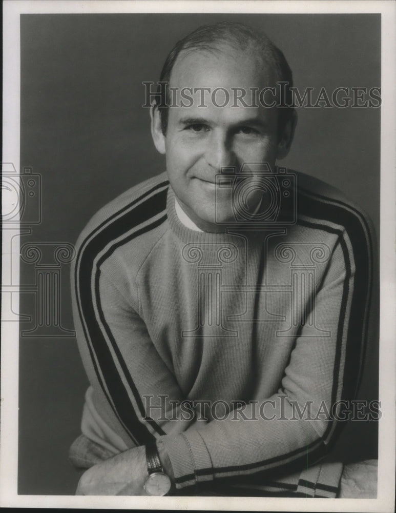 1981 Press Photo Dick Button, two-time Olympic figure skating gold medalist- Historic Images
