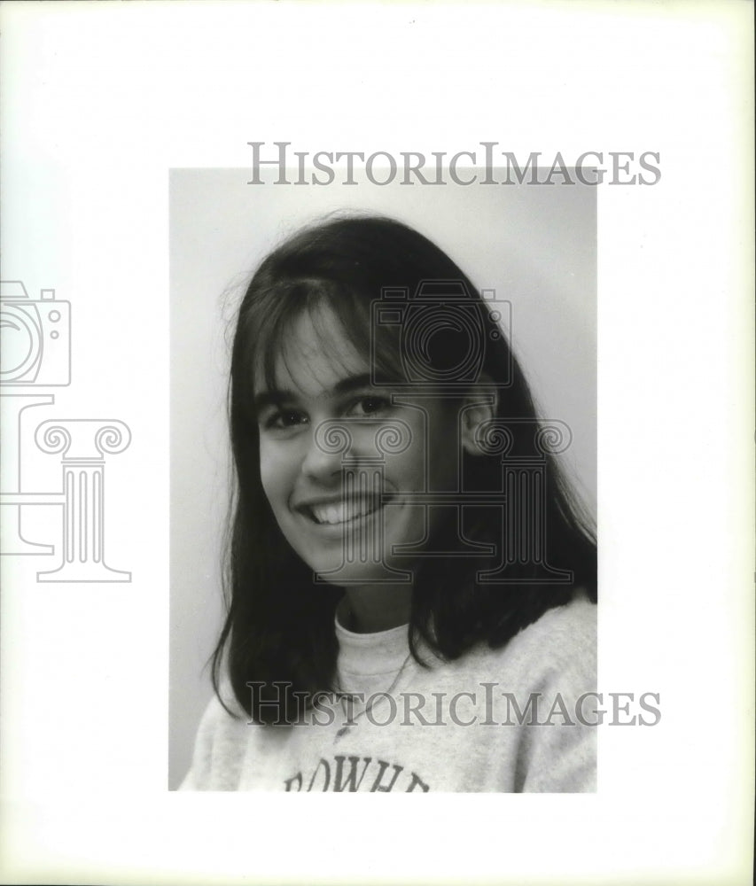 1995 Press Photo Pam Doleshal, Arrowhead High School basketball player- Historic Images