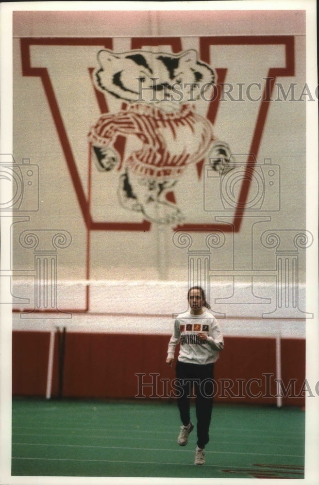 1993 Press Photo Runner Clare Eichner, NCAA champion - mjt07721- Historic Images