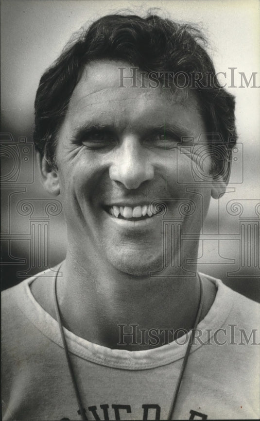 1980 Press Photo Kenosha Tremper football coach, Ron Davies - mjt08515- Historic Images