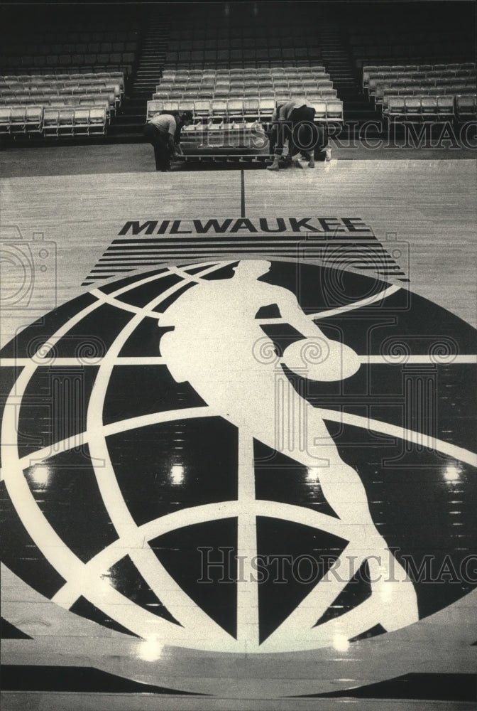 1987 Press Photo The interior of Milwaukee&#39;s Sports Arena auditorium - mjt08569- Historic Images