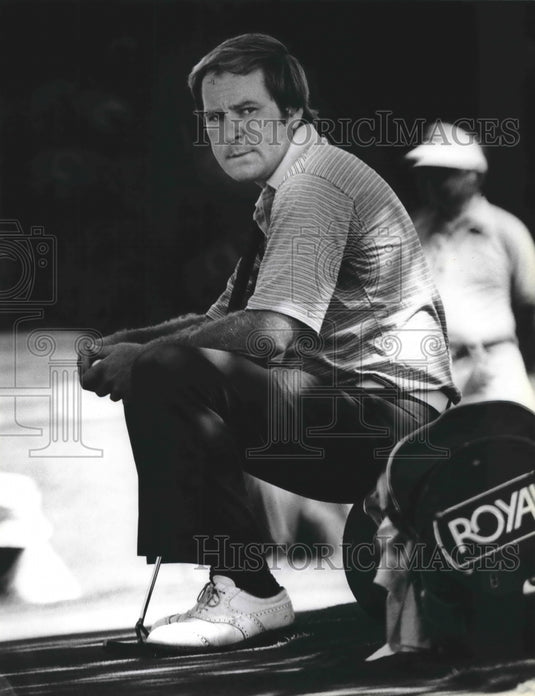 1981 Press Photo American golfer, Allen Miller - mjt08580- Historic Images