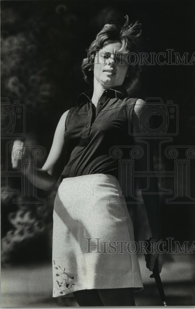 1981 Press Photo Wisconsin golfer Terri Maier - mjt08663- Historic Images