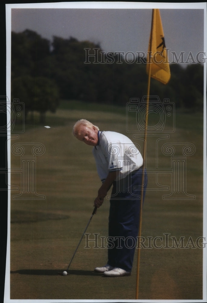 Press Photo Pro Golfer Bill Mayfair - mjt08940- Historic Images