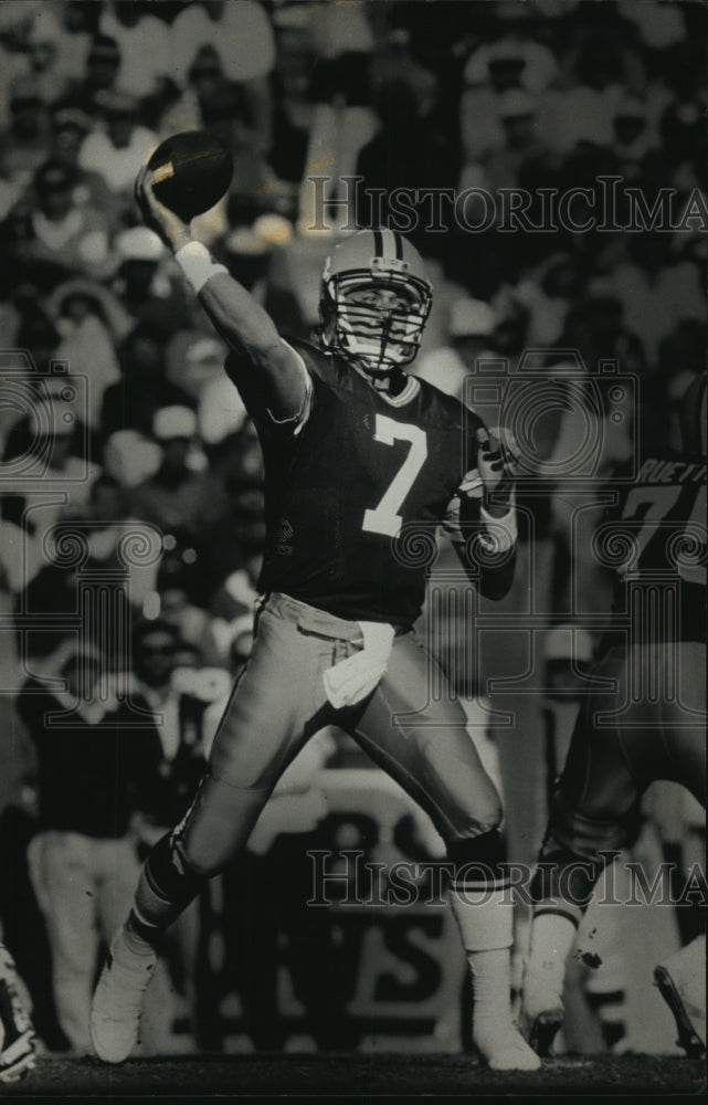 1989 Press Photo Green Bay Packer&#39;s Quarterback Don Majkowski - mjt09022- Historic Images