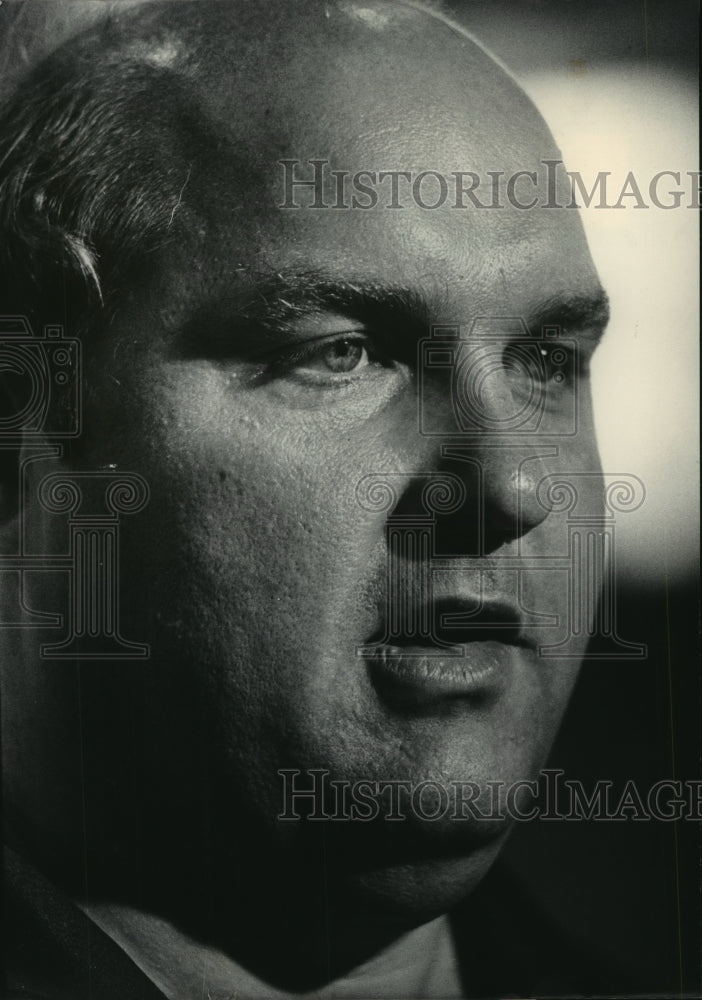 1983 Press Photo Marquette University Basketball Coach Rick Majerus - mjt09036- Historic Images