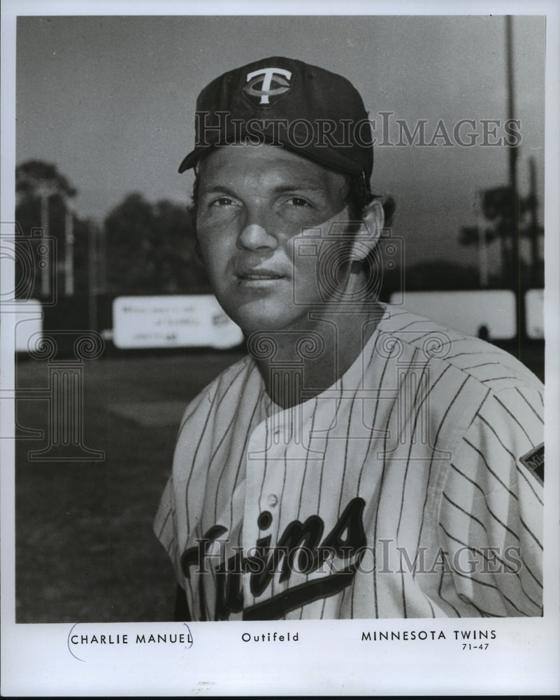 1978 Press Photo Minnesota Twins Outfielder Charlier Manuel - mjt09046- Historic Images