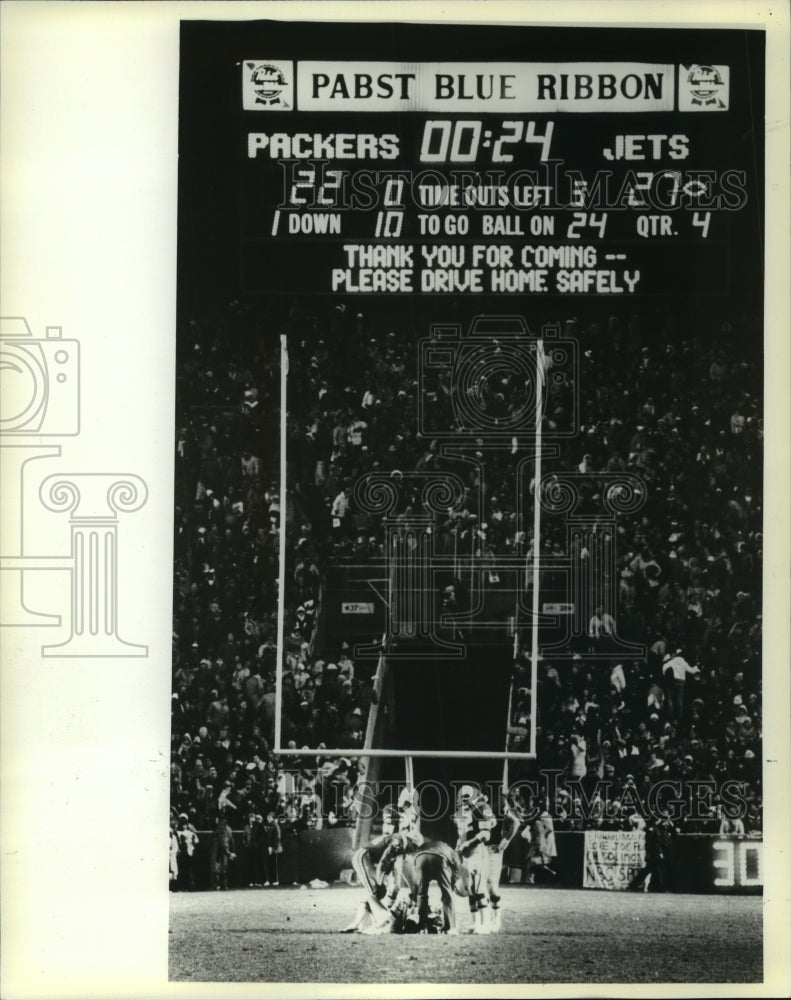 1979 Press Photo Green Bay Packers quarterback David Whitehurst injured- Historic Images