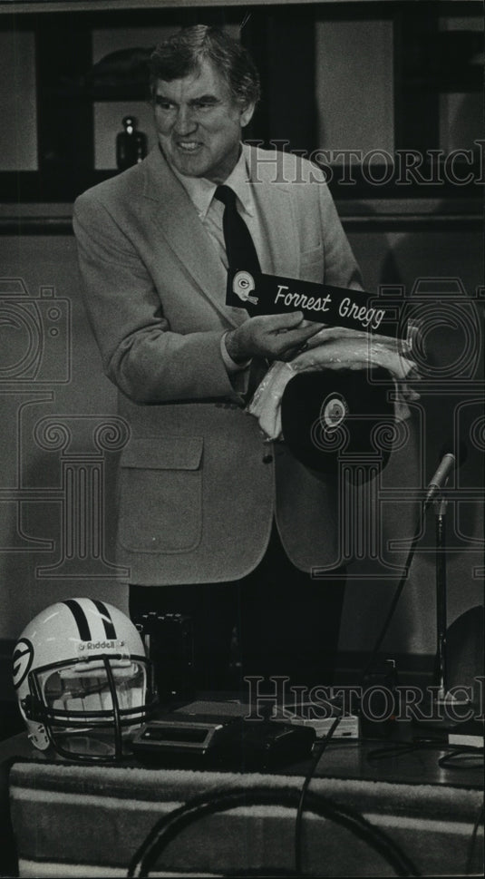 1983 Press Photo Forrest Gregg, Green Bay Packers' head coach - mjt09361- Historic Images