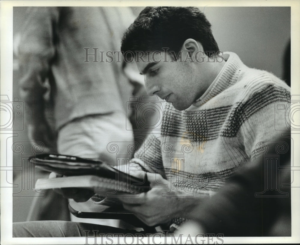 1982 Press Photo Marc Marotta, basketball player - mjt09521- Historic Images