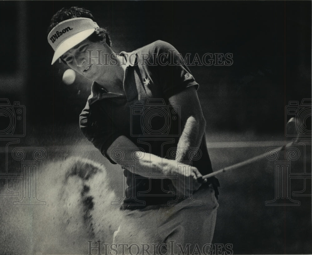 1983 Press Photo Golfer Buddy Gardner during the Greater Milwaukee Open- Historic Images