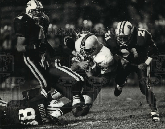 1983 Press Photo Fond Du Lac St. Mary's Springs vs. Catholic Memorial- Historic Images