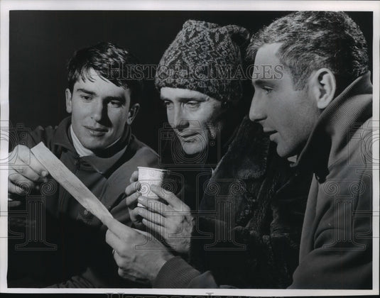 1967 Press Photo Olympic skaters Tom Grant, Bill Disney and Terry McDerMott- Historic Images
